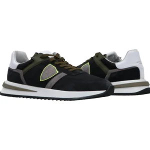 Philippe Model Uomo Sneakers-TROPEZ 2.1 LOW Nero camoscio