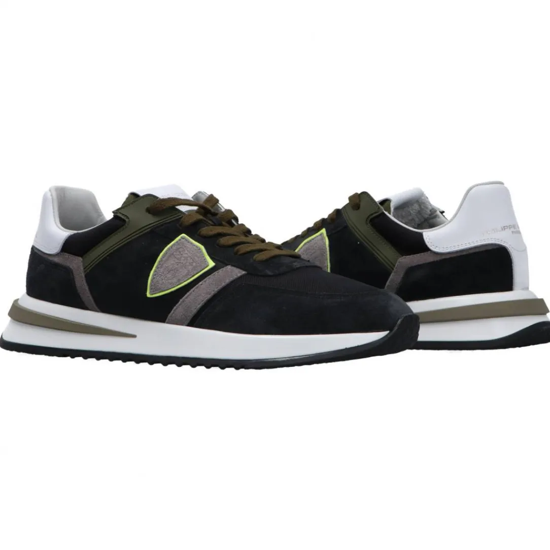 tropez__low_nero_camoscio_2.webp Philippe Model Uomo Sneakers-TROPEZ 2.1 LOW Nero camoscio