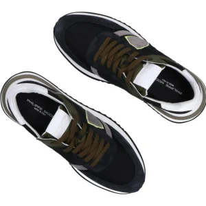 Philippe Model Uomo Sneakers-TROPEZ 2.1 LOW Nero camoscio