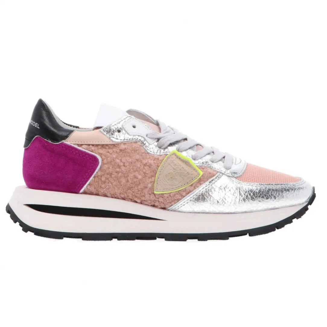 tropez_haute_mixage_rosa_0.webp Philippe Model Donna Sneakers-TROPEZ HAUTE MIXAGE Rosa