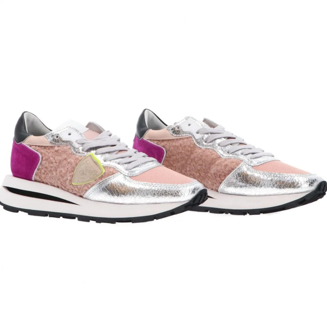 tropez_haute_mixage_rosa_1.webp Philippe Model Donna Sneakers-TROPEZ HAUTE MIXAGE Rosa