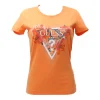 Guess Donna T-Shirt-TROPICAL TRIANGLE TEE Arancione