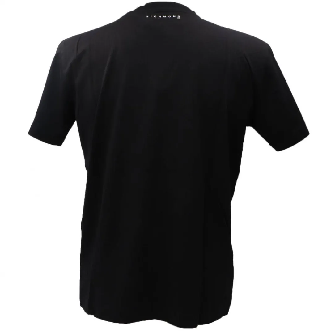 tshirt_alhat_nero_2.webp Richmond Uomo T-Shirt-T-SHIRT ALHAT Nero