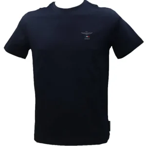 Aereonautica Militare Uomo T-Shirt-T-SHIRT MC 2301 Blu