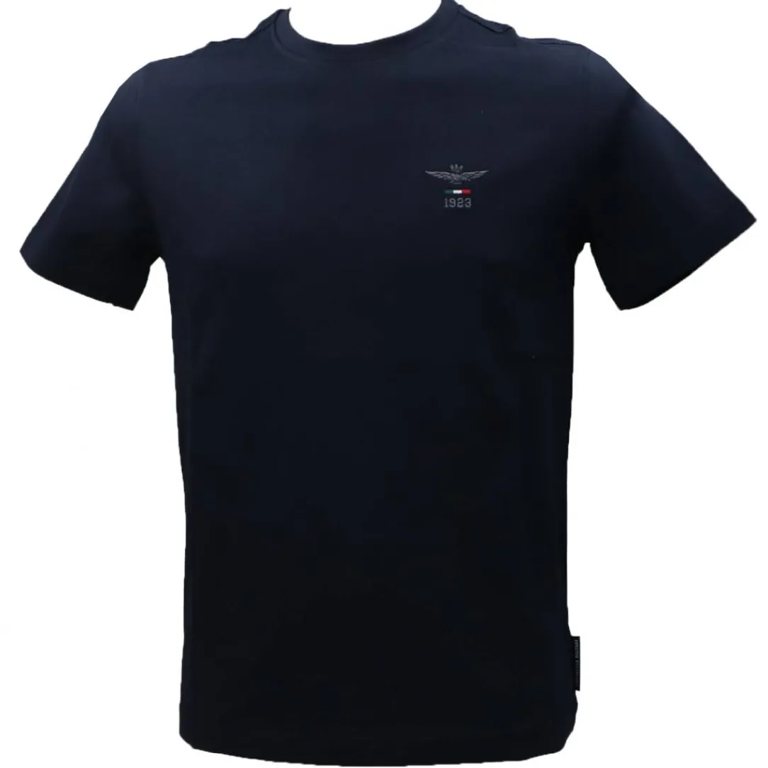 tshirt_mc__blu_0.webp Aereonautica Militare Uomo T-Shirt-T-SHIRT MC 2301 Blu