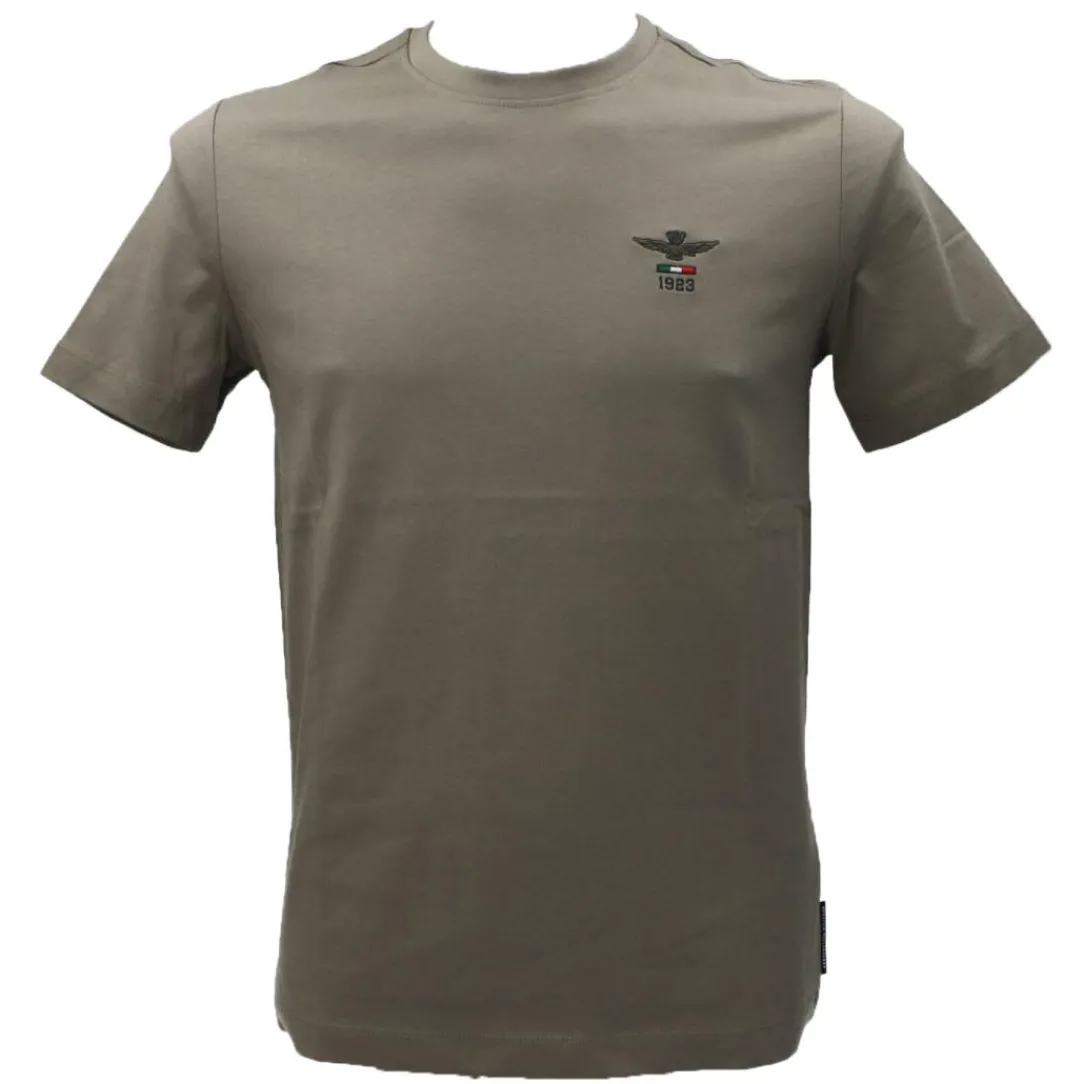 tshirt_mc__verde_0.webp Aereonautica Militare Uomo T-Shirt-T-SHIRT MC 2301 Verde