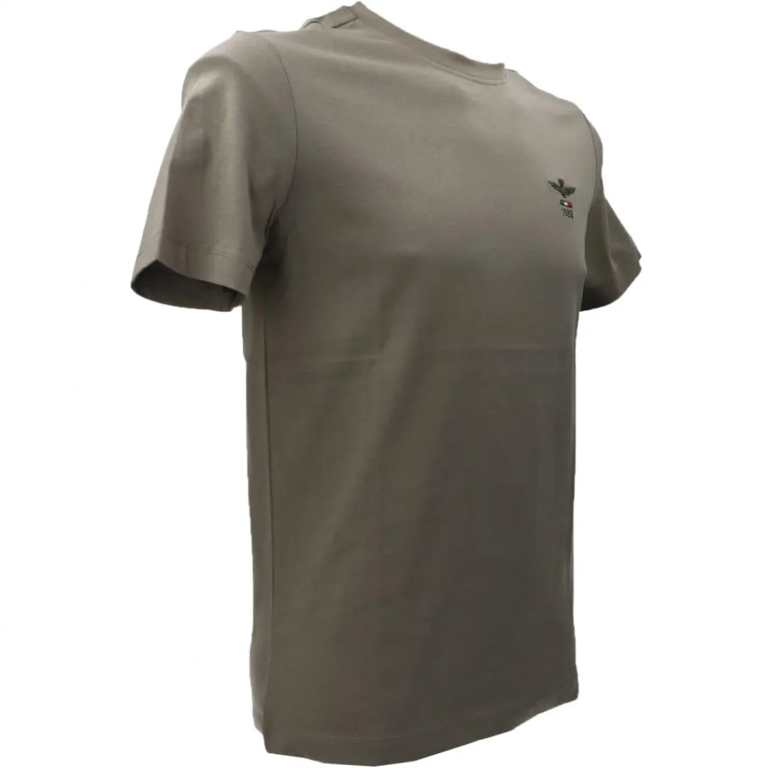 tshirt_mc__verde_1.webp Aereonautica Militare Uomo T-Shirt-T-SHIRT MC 2301 Verde