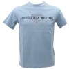 Aereonautica Militare Uomo T-Shirt-T-SHIRT M.C. 241TS2218J641 Azzurro