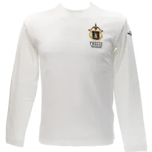 Aereonautica Militare Uomo T-Shirt-T-SHIRT ML 2316 Bianco