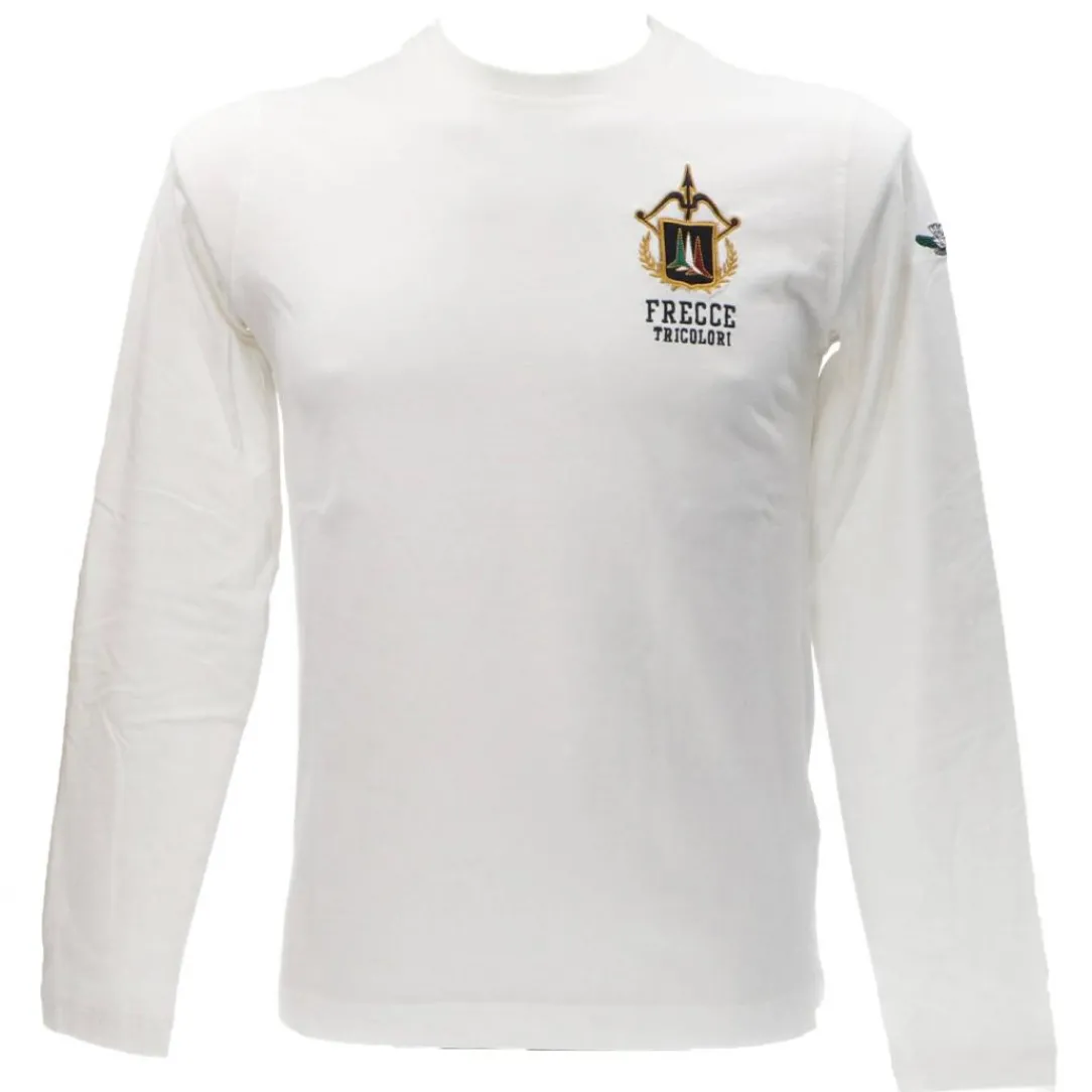 tshirt_ml__bianco_0-2.webp Aereonautica Militare Uomo T-Shirt-T-SHIRT ML 2316 Bianco