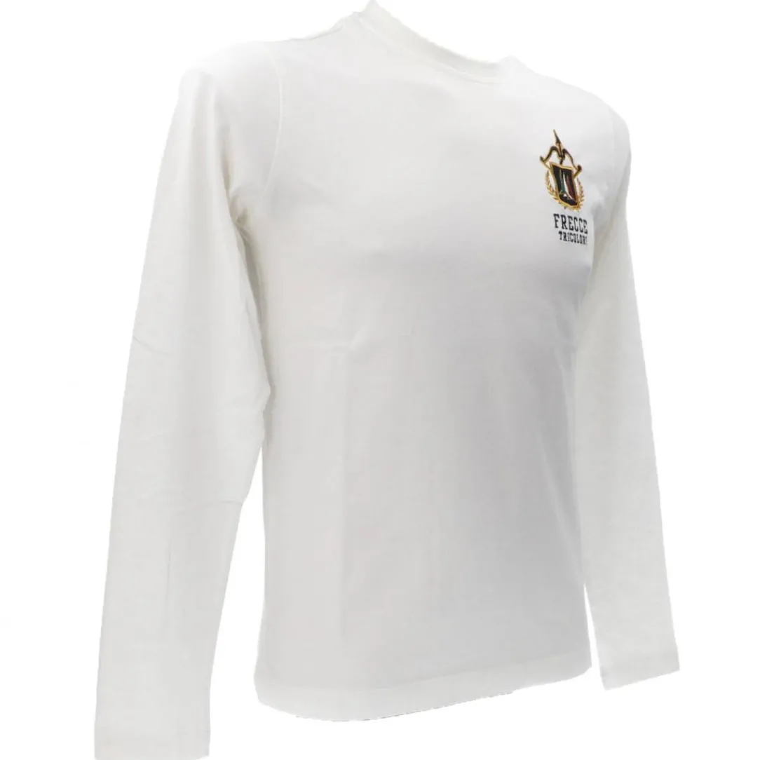 tshirt_ml__bianco_1-2.webp Aereonautica Militare Uomo T-Shirt-T-SHIRT ML 2316 Bianco