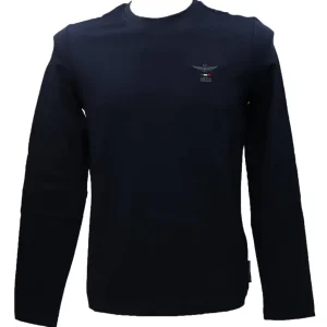 Aereonautica Militare Uomo T-Shirt-T-SHIRT ML 2305 Blu