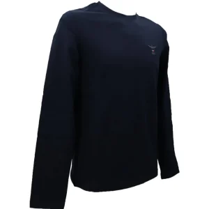 Aereonautica Militare Uomo T-Shirt-T-SHIRT ML 2305 Blu