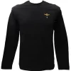 Aereonautica Militare Uomo T-Shirt-T-SHIRT ML 2390 Nero