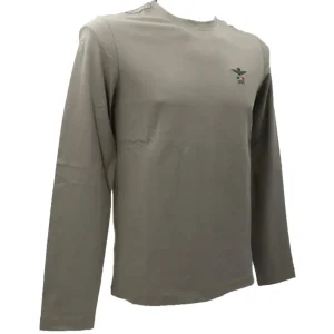 Aereonautica Militare Uomo T-Shirt-T-SHIRT ML 2305 Verde