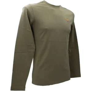 Aereonautica Militare Uomo T-Shirt-T-SHIRT ML 2390 Verde