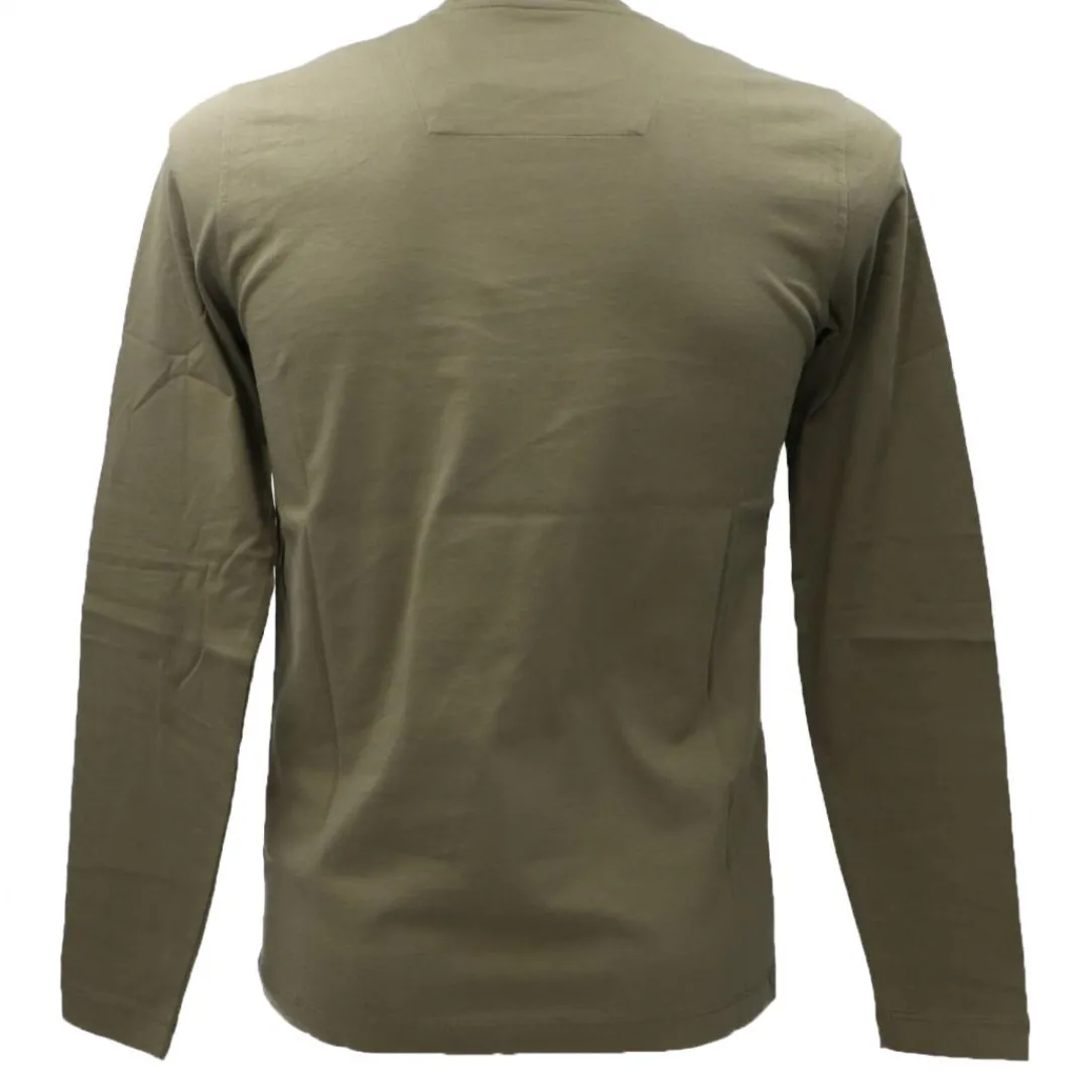 tshirt_ml__verde_2.webp Aereonautica Militare Uomo T-Shirt-T-SHIRT ML 2390 Verde
