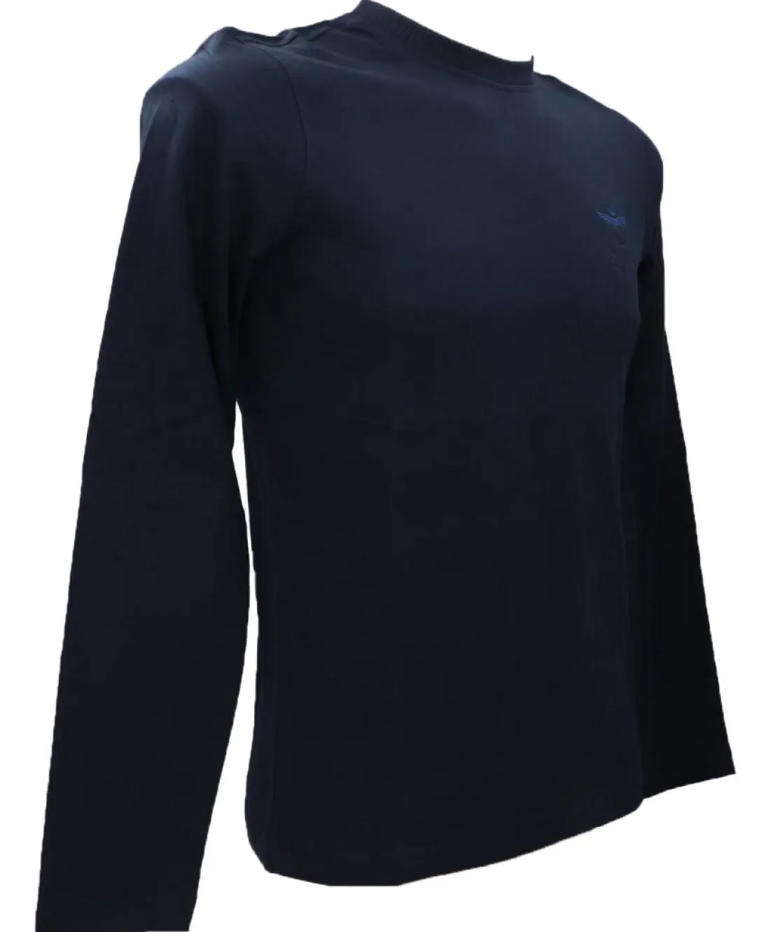 tshirt_ml_tsj_blu_1.webp Aereonautica Militare Uomo T-Shirt-T-SHIRT M.L. TS2185J609 Blu