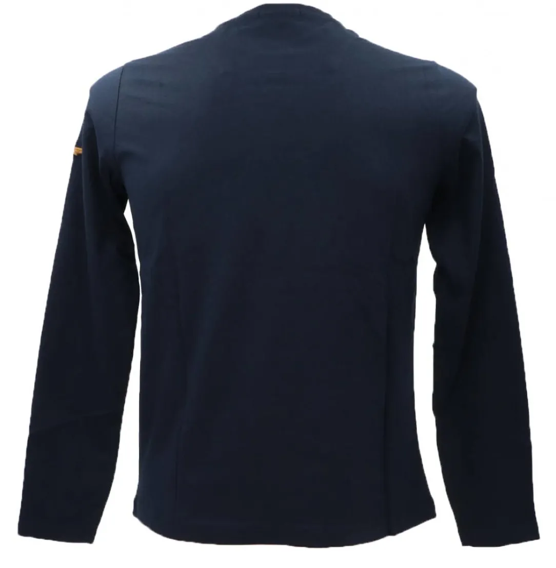 tshirt_ml_tsj_blu_2-2.webp Aereonautica Militare Uomo T-Shirt-T-SHIRT M.L. TS2187J538 Blu