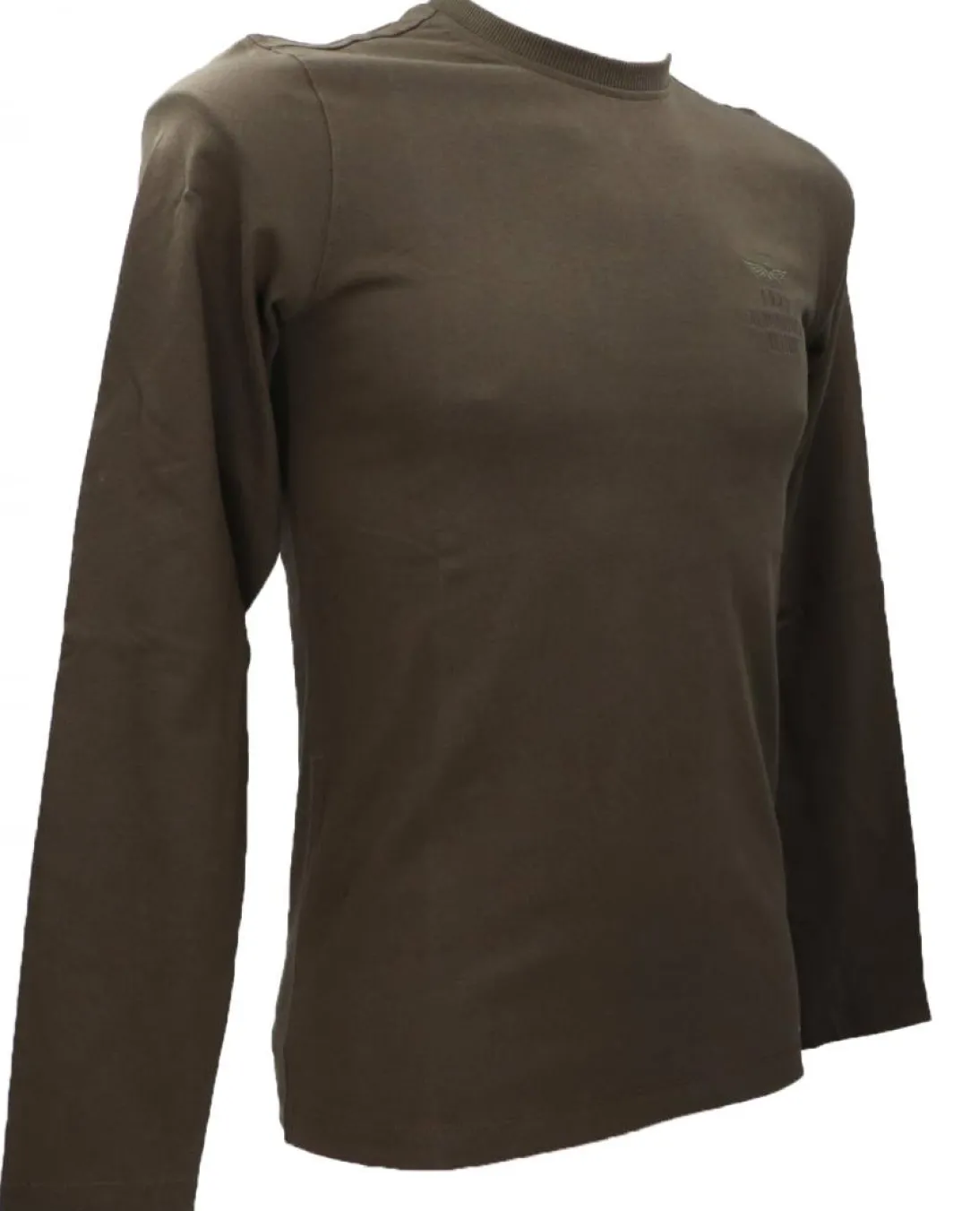 tshirt_ml_tsj_verde_1.webp Aereonautica Militare Uomo T-Shirt-T-SHIRT M.L. TS2185J609 Verde