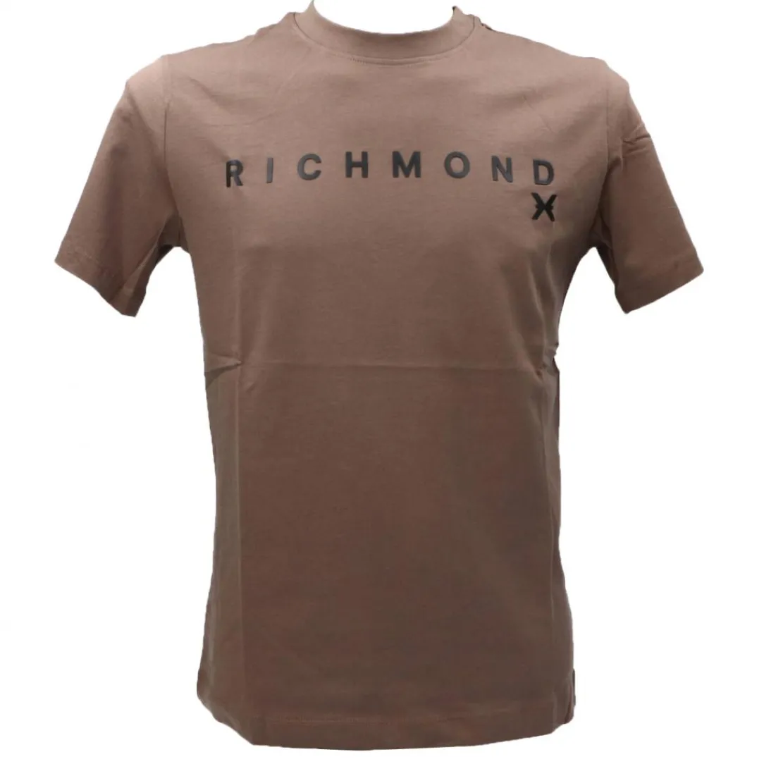 tshirt_olbeli_marrone_0.webp Richmond Uomo T-Shirt-T-SHIRT OLBELI Marrone