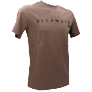 Richmond Uomo T-Shirt-T-SHIRT OLBELI Marrone