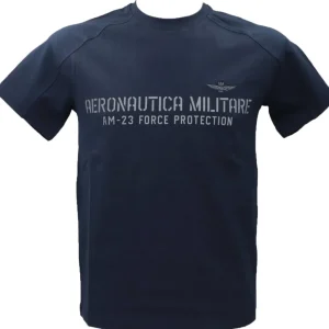Aereonautica Militare Uomo T-Shirt-TS2149J612 MC Blu