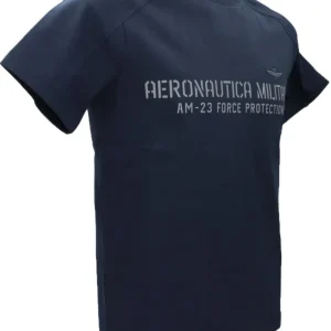Aereonautica Militare Uomo T-Shirt-TS2149J612 MC Blu