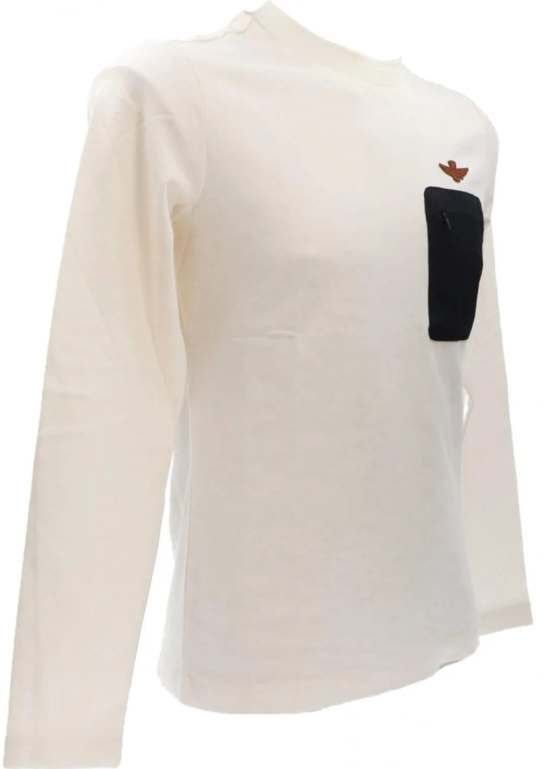tsj_ml_panna_1.webp Aereonautica Militare Uomo T-Shirt-TS2142J489 ML Panna
