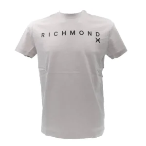 Richmond Uomo T-Shirt-UMA23082TS T-SHIRT BURASA Grigio Chiaro