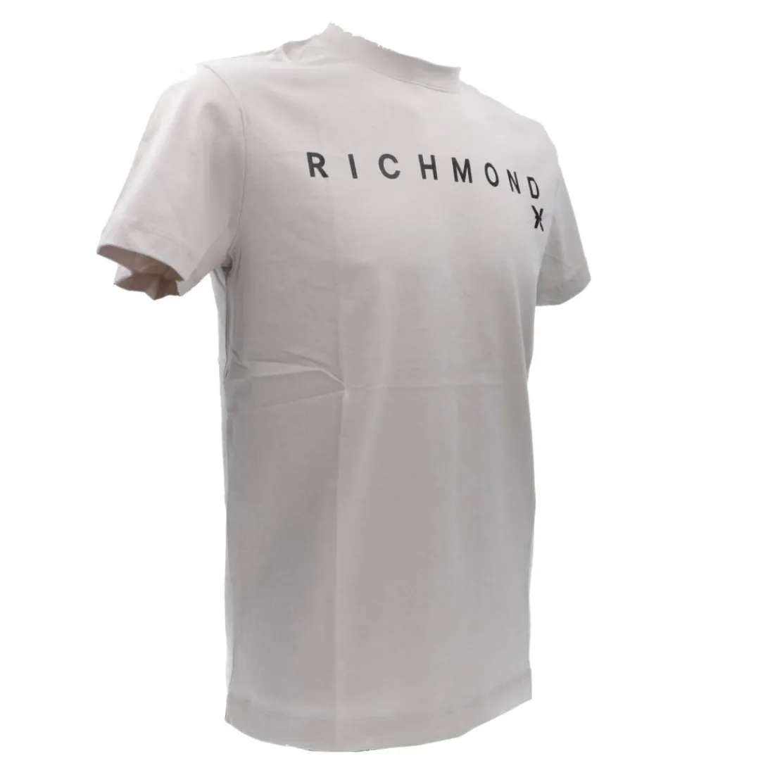 umats_tshirt_burasa_grigi_1.webp Richmond Uomo T-Shirt-UMA23082TS T-SHIRT BURASA Grigio Chiaro