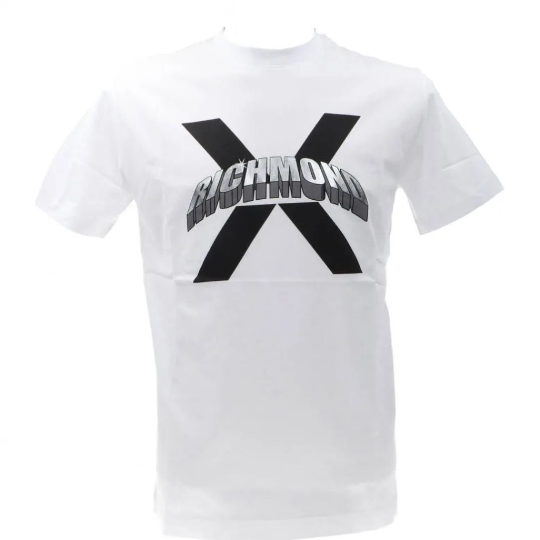 umats_tshirt_buster_bianc_0.webp Richmond Uomo T-Shirt-UMA23007TS T-SHIRT BUSTER Bianco