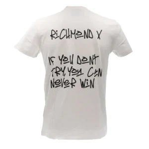 Richmond Uomo T-Shirt-UMA23003TS T-SHIRT RORED Bianco