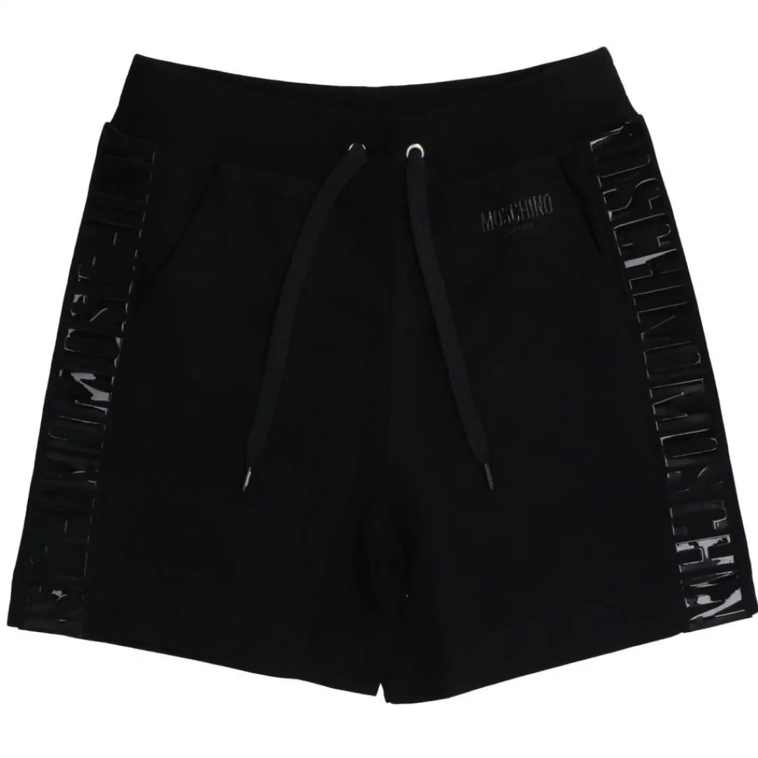 va__beach_pants_nero_1.webp Moschino Abbigliamento Bermuda-241V3A6703 9410 Beach pants Nero