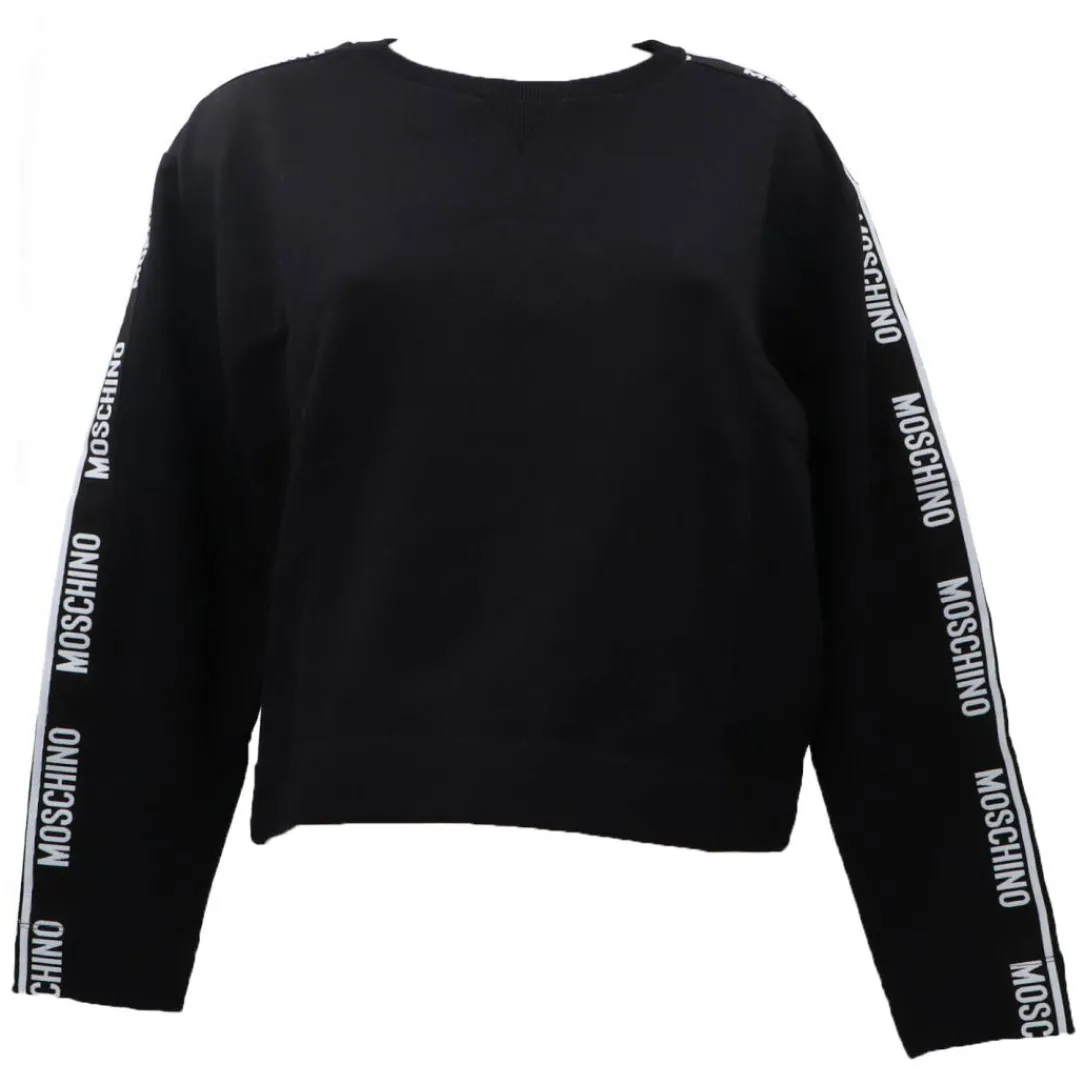 va__felpa_nero_0-1.webp Moschino Donna Felpe-V6A1794 4424 FELPA Nero