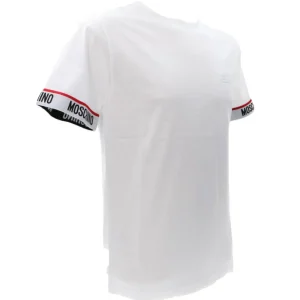 Moschino Uomo T-Shirt-V1A0782 4305 Shirt underwear Bianco
