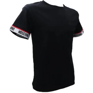 Moschino Uomo T-Shirt-V1A0782 4305 Shirt underwear Nero