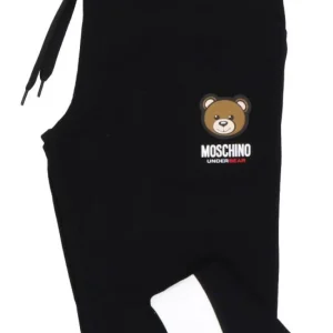 Moschino Abbigliamento Tute-V1A6822 4413 TEDDY PANTS Nero