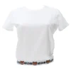 Moschino Donna T-Shirt-V6A0786 4406 T-SHIRT Bianco