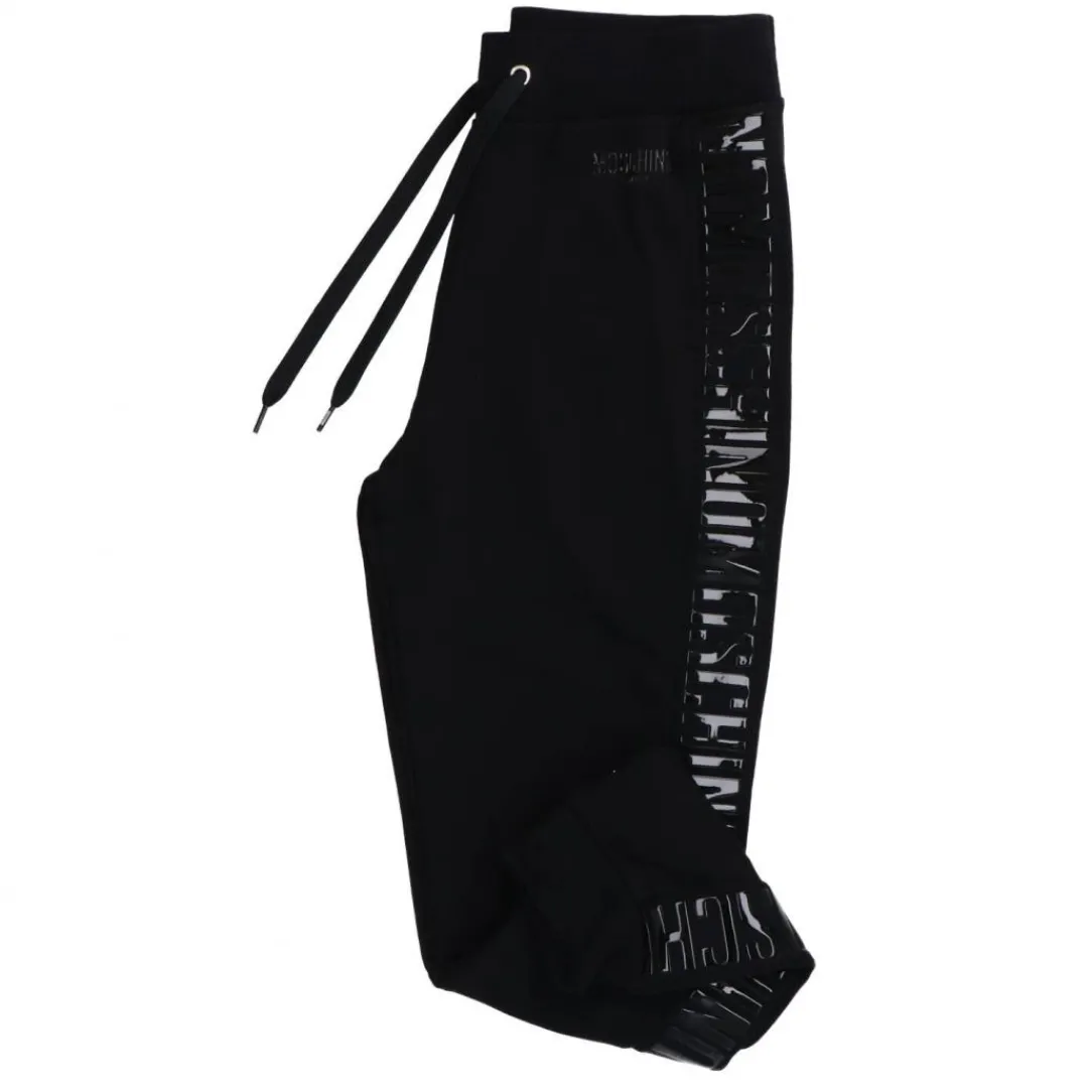 va_basic_pants_nero_0.webp Moschino Abbigliamento Tute-V3A6713 BASIC PANTS Nero