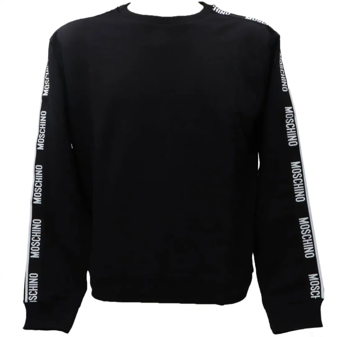 va_felpa_nero_0.webp Moschino Uomo Felpe-V1A1791 FELPA Nero