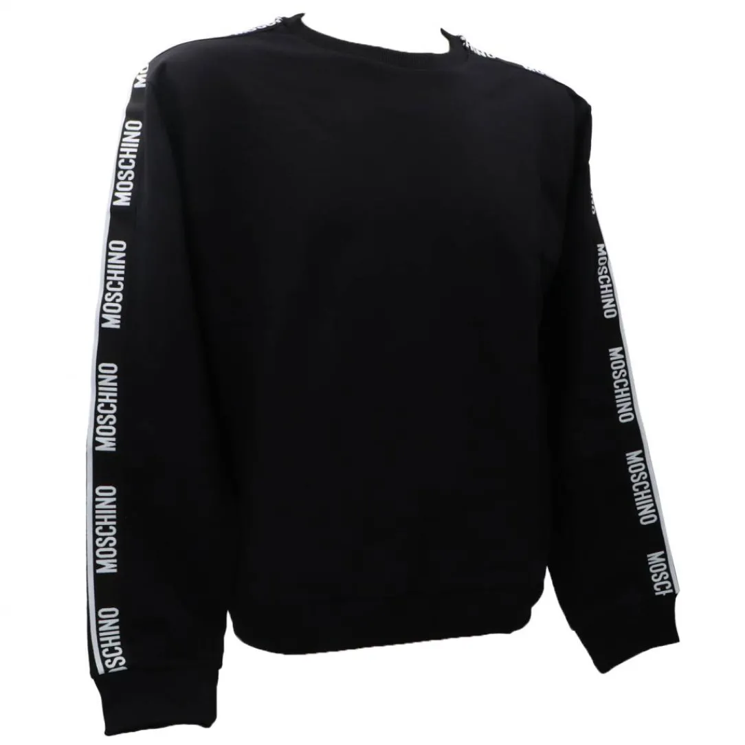 va_felpa_nero_1.webp Moschino Uomo Felpe-V1A1791 FELPA Nero