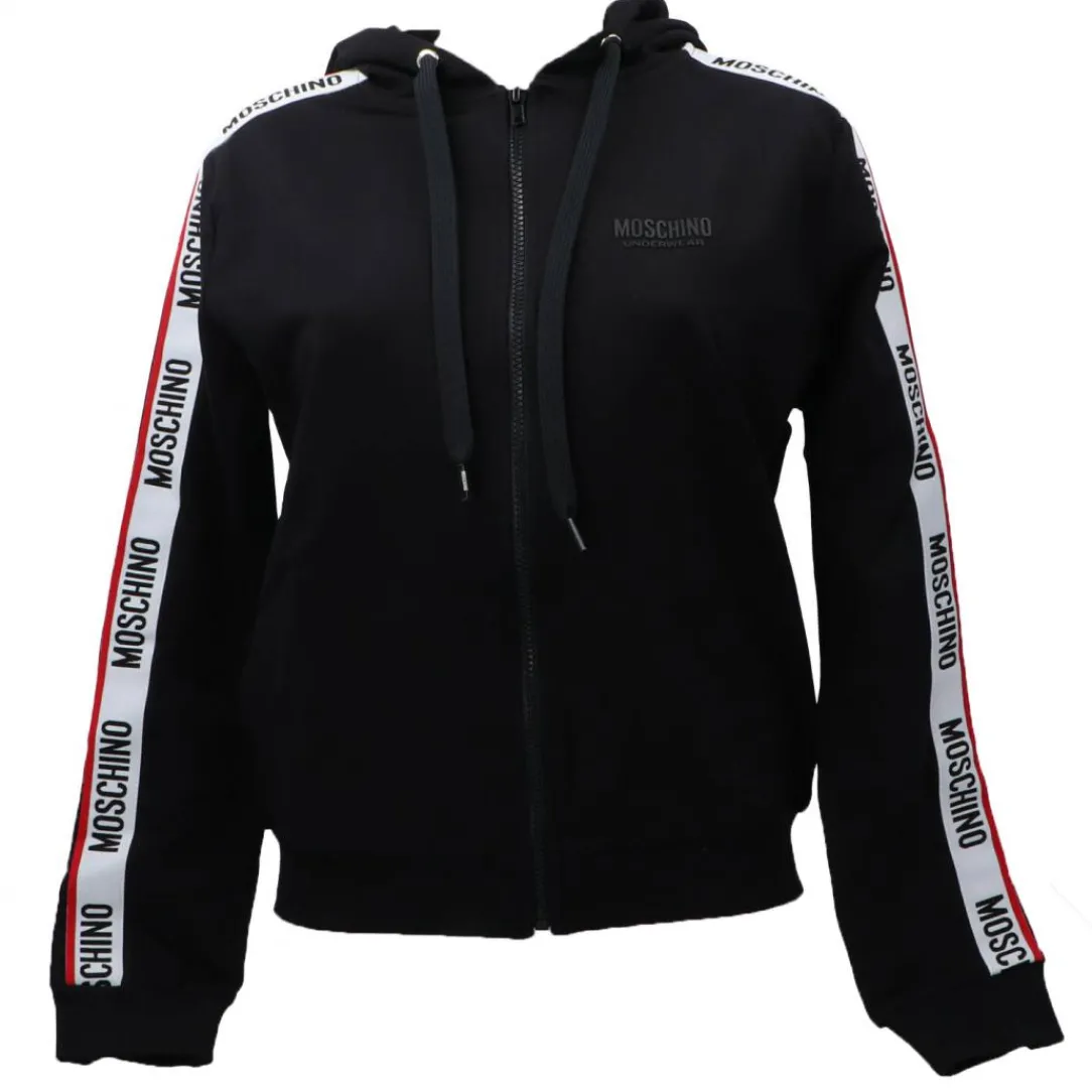 va_felpa_zip_nero_0.webp Moschino Donna Felpe-V6A1710 FELPA ZIP Nero