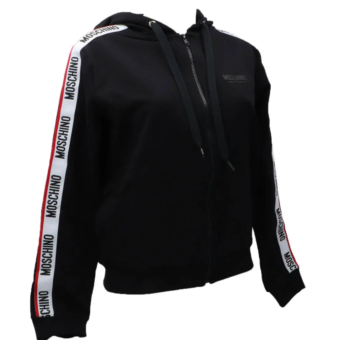 va_felpa_zip_nero_1.webp Moschino Donna Felpe-V6A1710 FELPA ZIP Nero
