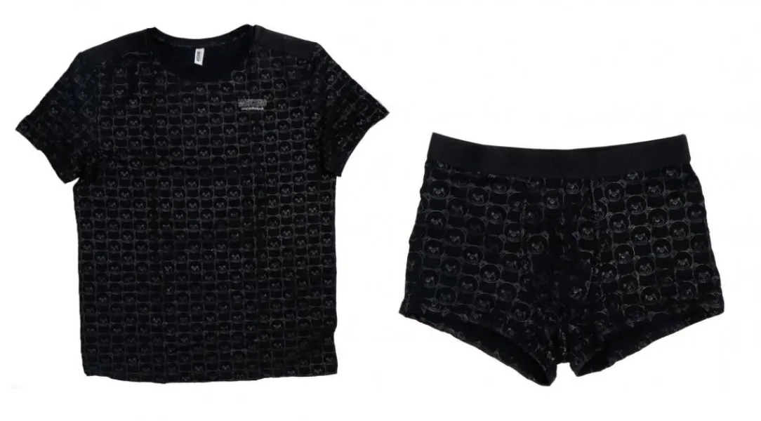 va_teeboxer_nero_0.webp Moschino Abbigliamento Intimo-V1A2102 TEE+BOXER Nero