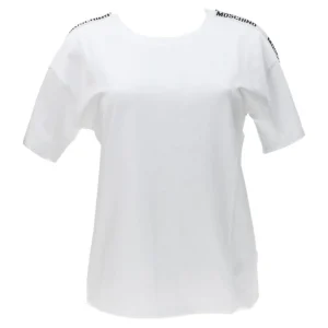 Moschino Donna T-Shirt-V6A0791 T-SHIRT Bianco