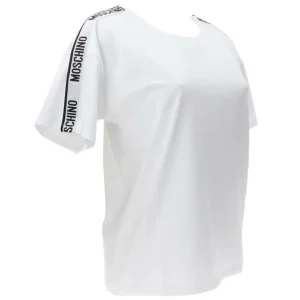Moschino Donna T-Shirt-V6A0791 T-SHIRT Bianco