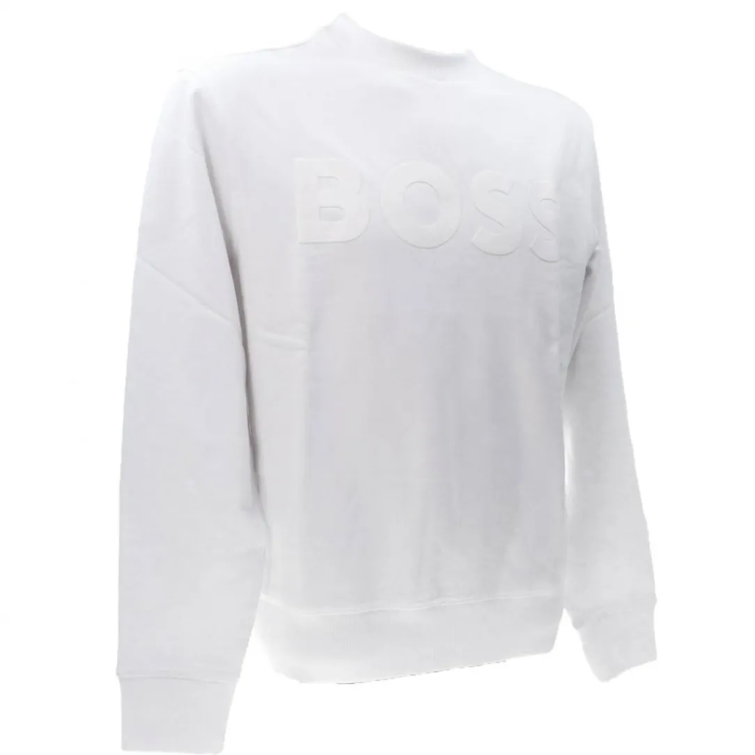 we_basic_crew_bianco_1.webp Boss Uomo Felpe-WE BASIC CREW Bianco