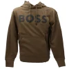 Boss Uomo Felpe-WEBASICHOOD Verde Scuro