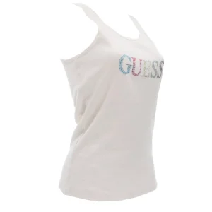 Guess Donna Canotte-W3GP43K9I51 COLORFUL LOGO Bianco